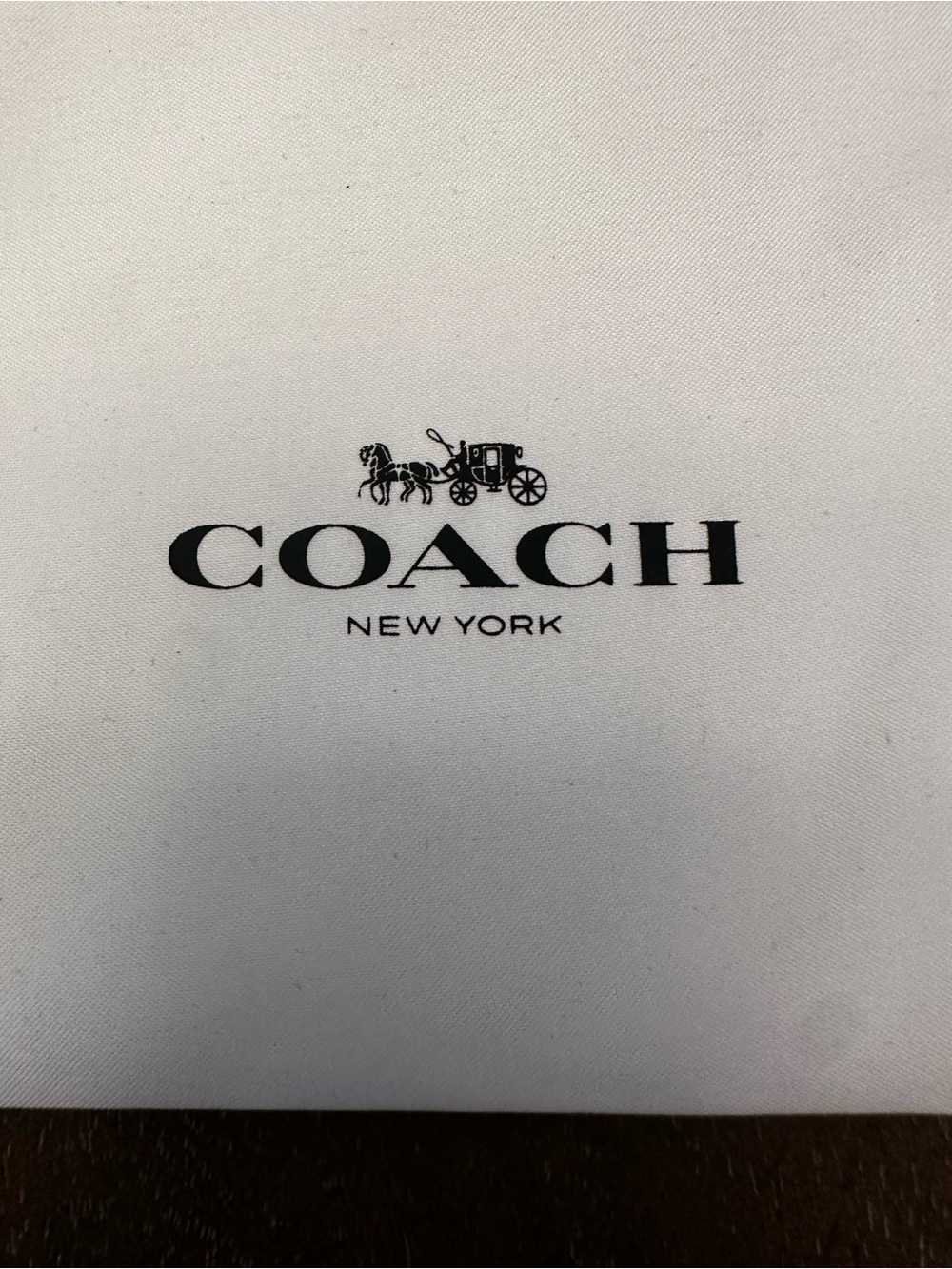 Coach White Drawstring Dust Pouch - Picture 2 of 5